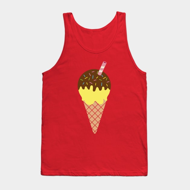 Ice cream Image Tank Top by AxmiStore